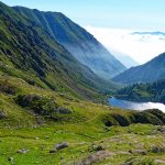 Lago sottano della sella dall'alto